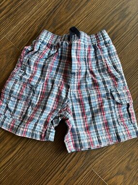 Carter's Red and Blue Plaid Shorts